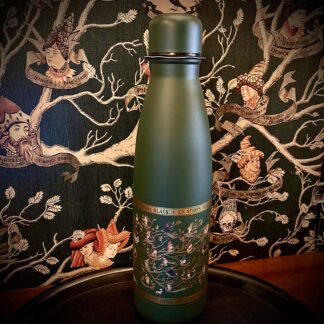 Harry Potter Thermoflasche 500ml mit Black Family Stammbaum Motiv auf dunklem Edelstahl-Design